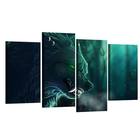 Tableau Loup Dessin Animé